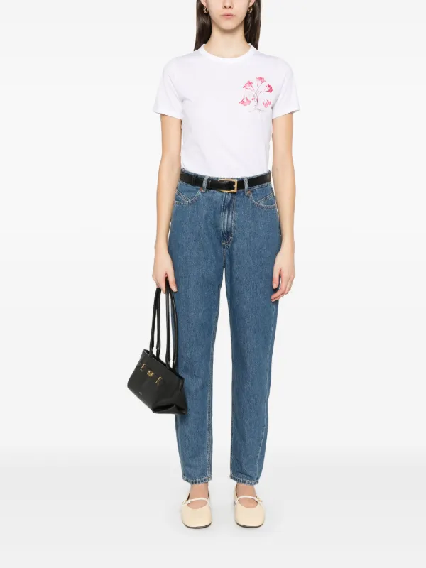 BOSS floral-print T-shirt White FARFETCH PH