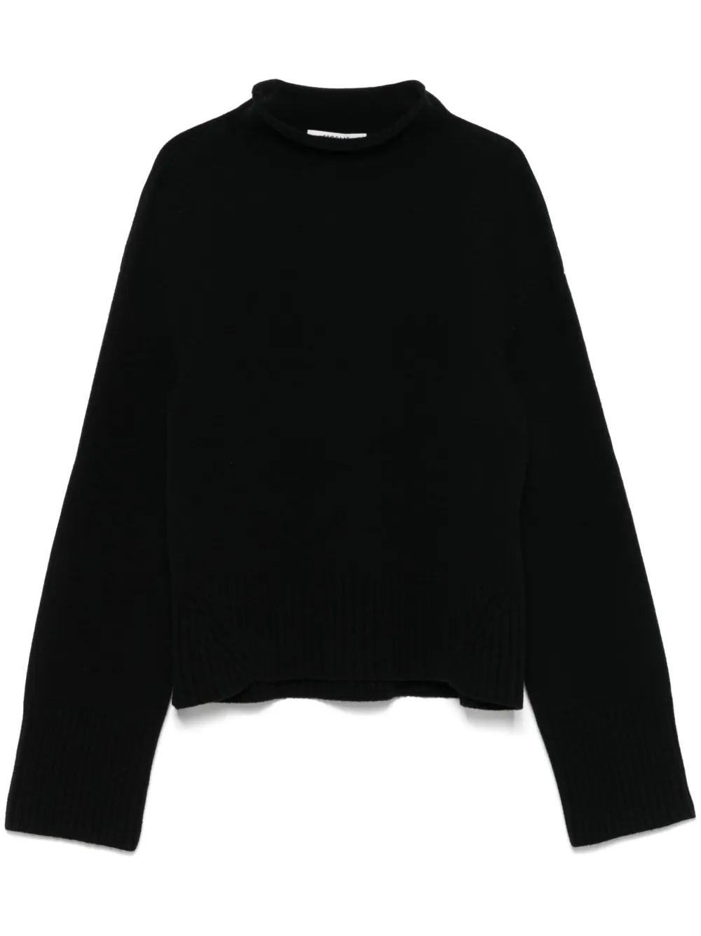 Fforme Julie Wool-blend Jumper In Schwarz