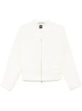 BOSS layered-effect bomber jacket - Neutrals