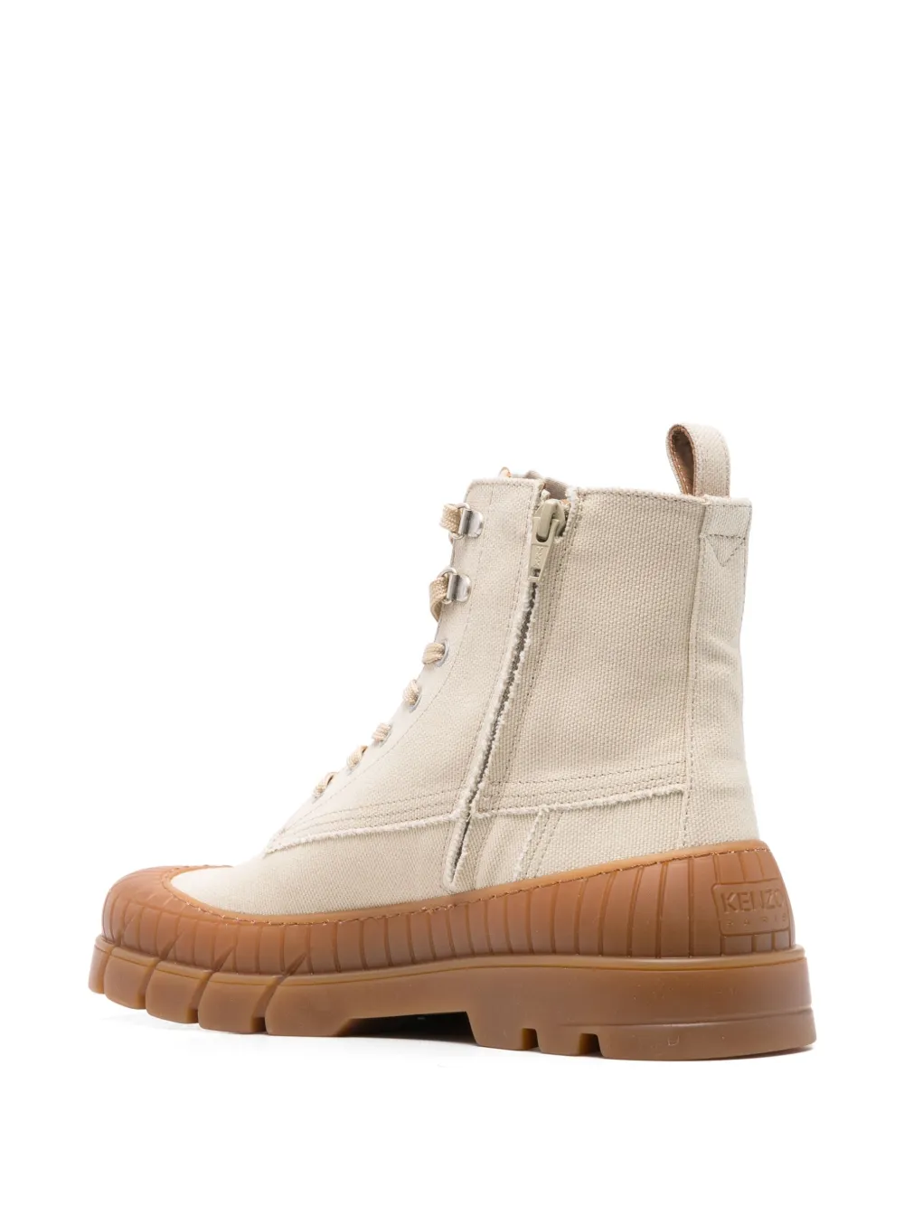 Kenzo canvas boots Neutrals