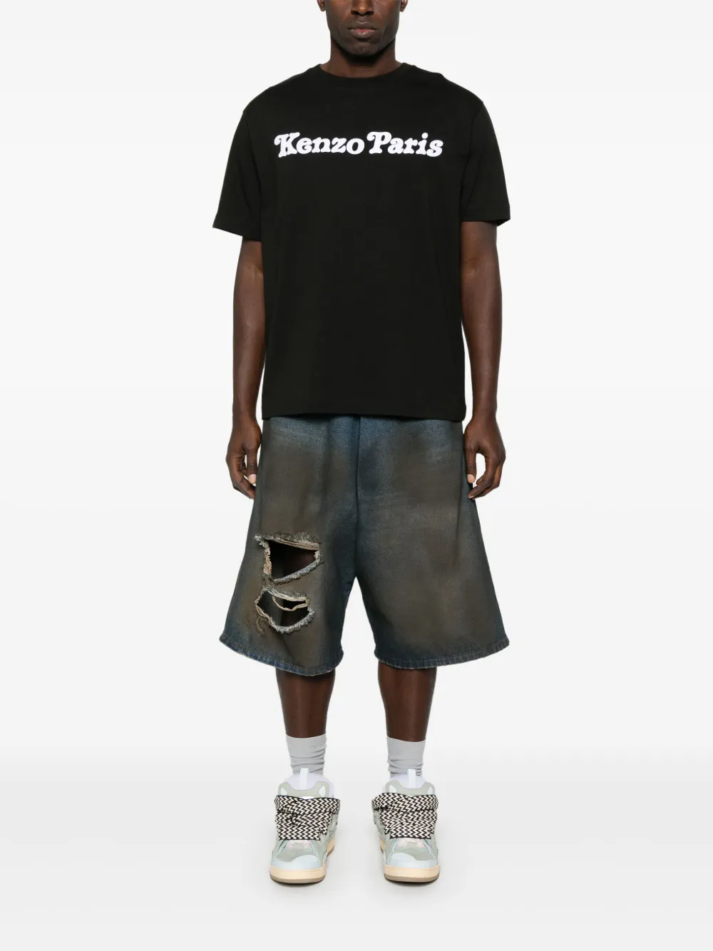 Kenzo x Verdy T-shirt met logo - Zwart