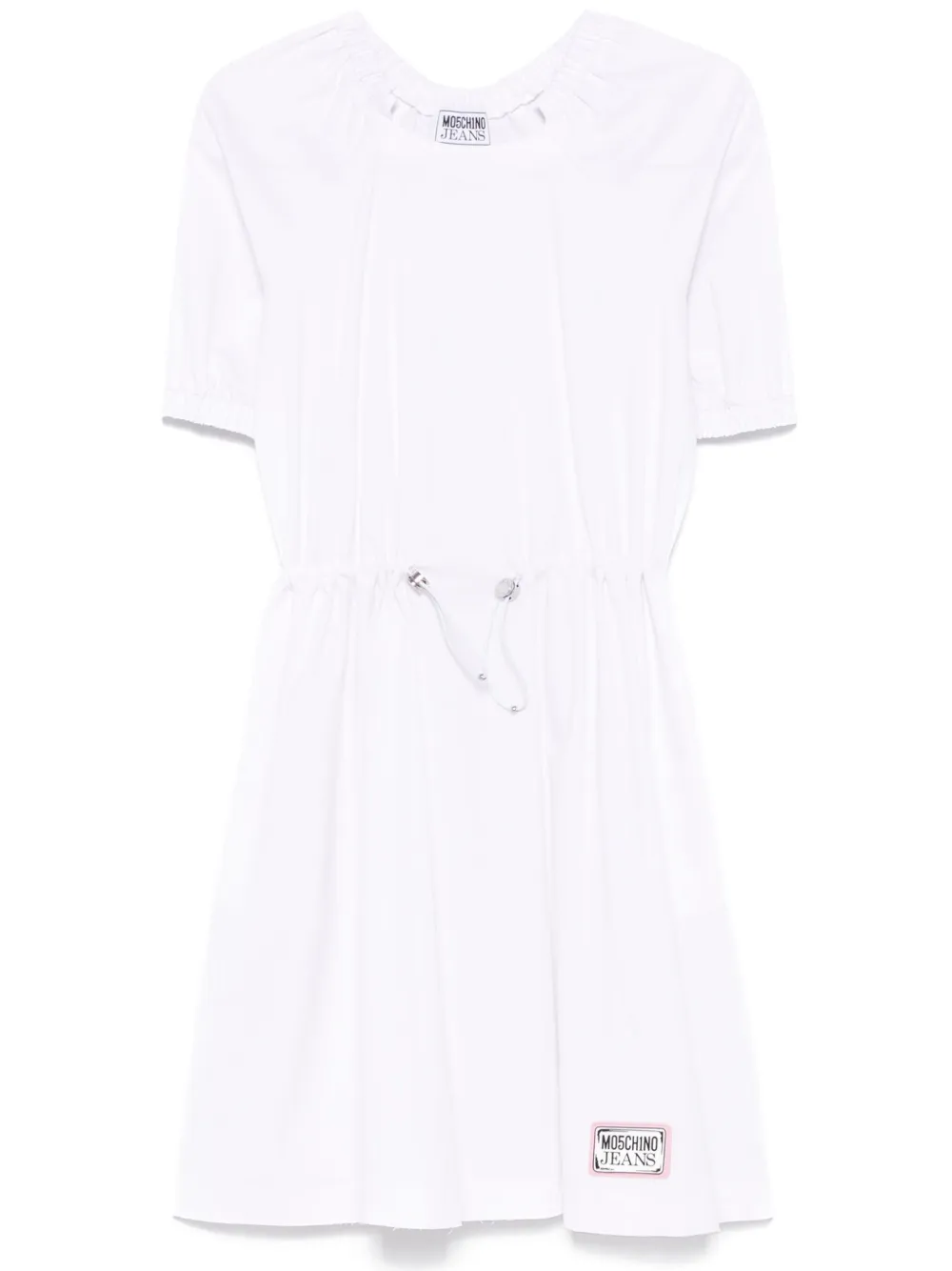 poplin midi dress