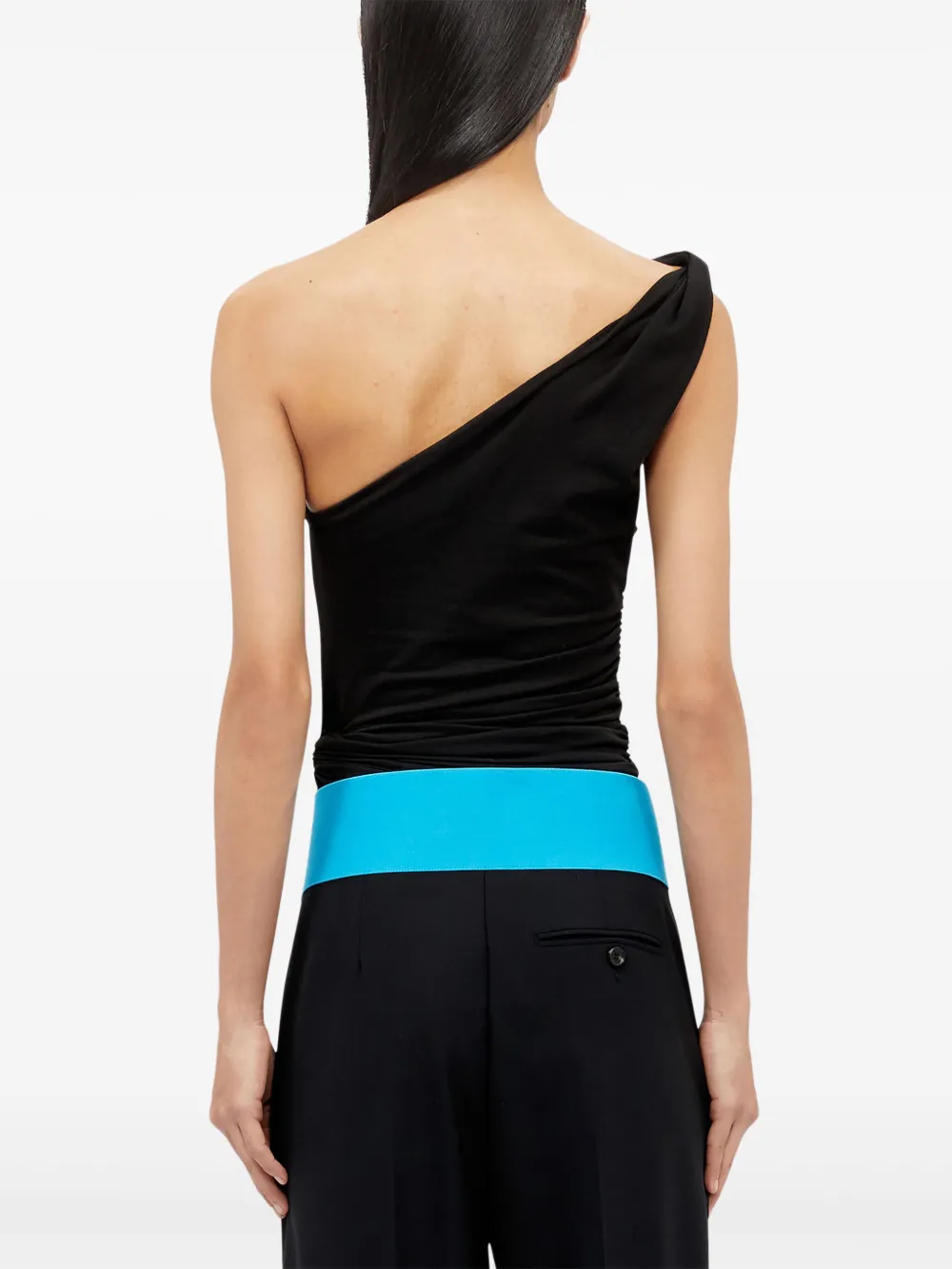 MSGM Body met ruches Zwart