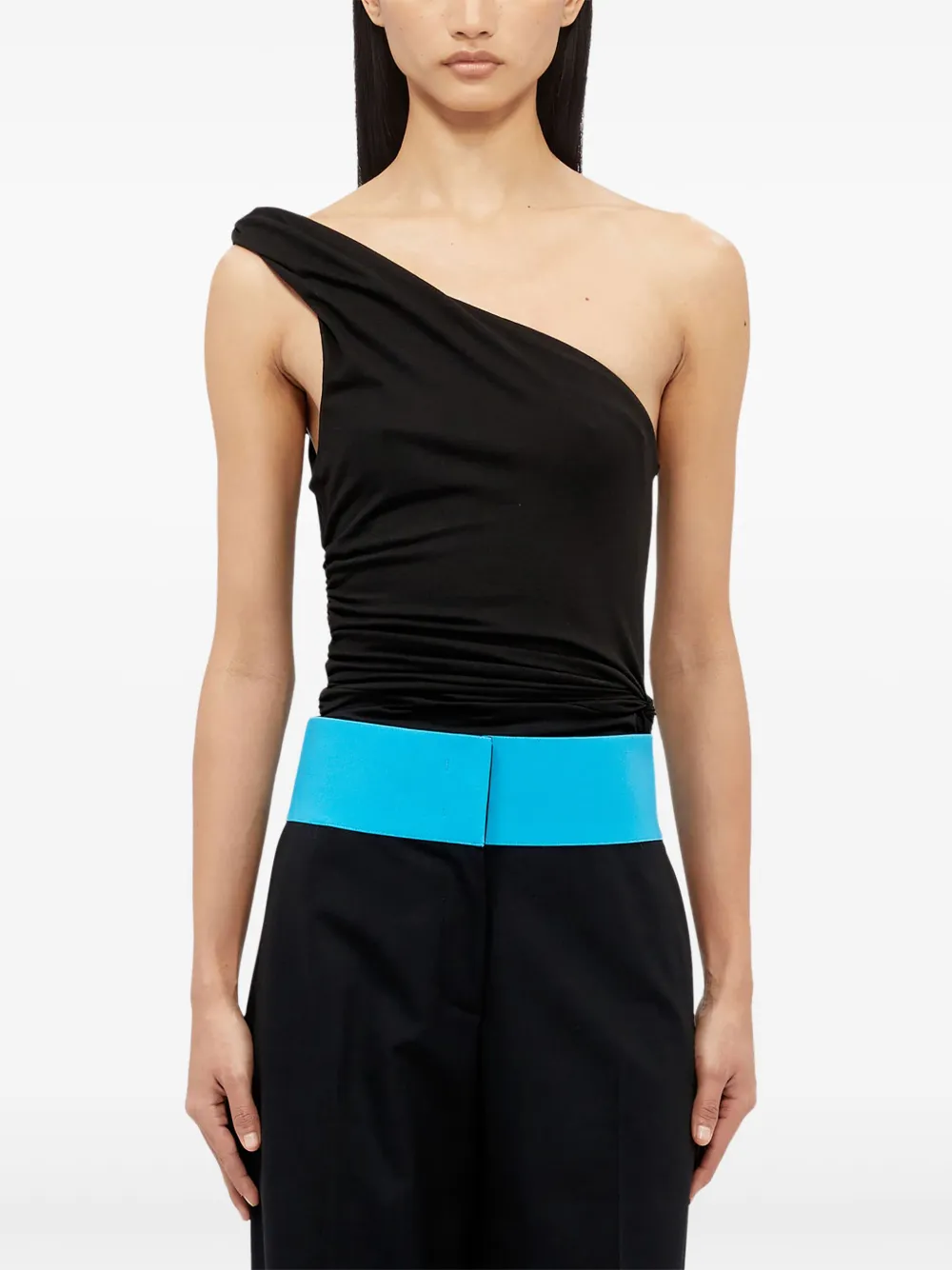 MSGM Body met ruches Zwart