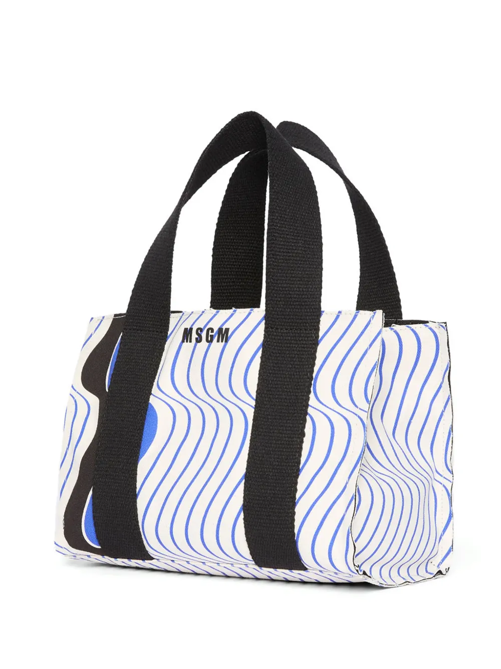 MSGM Shopper met print Blauw