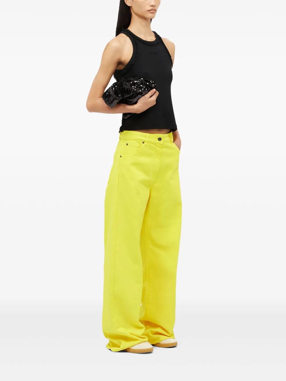 MSGM logo-embroidered tank top | Vests & Tank Tops | Image 2