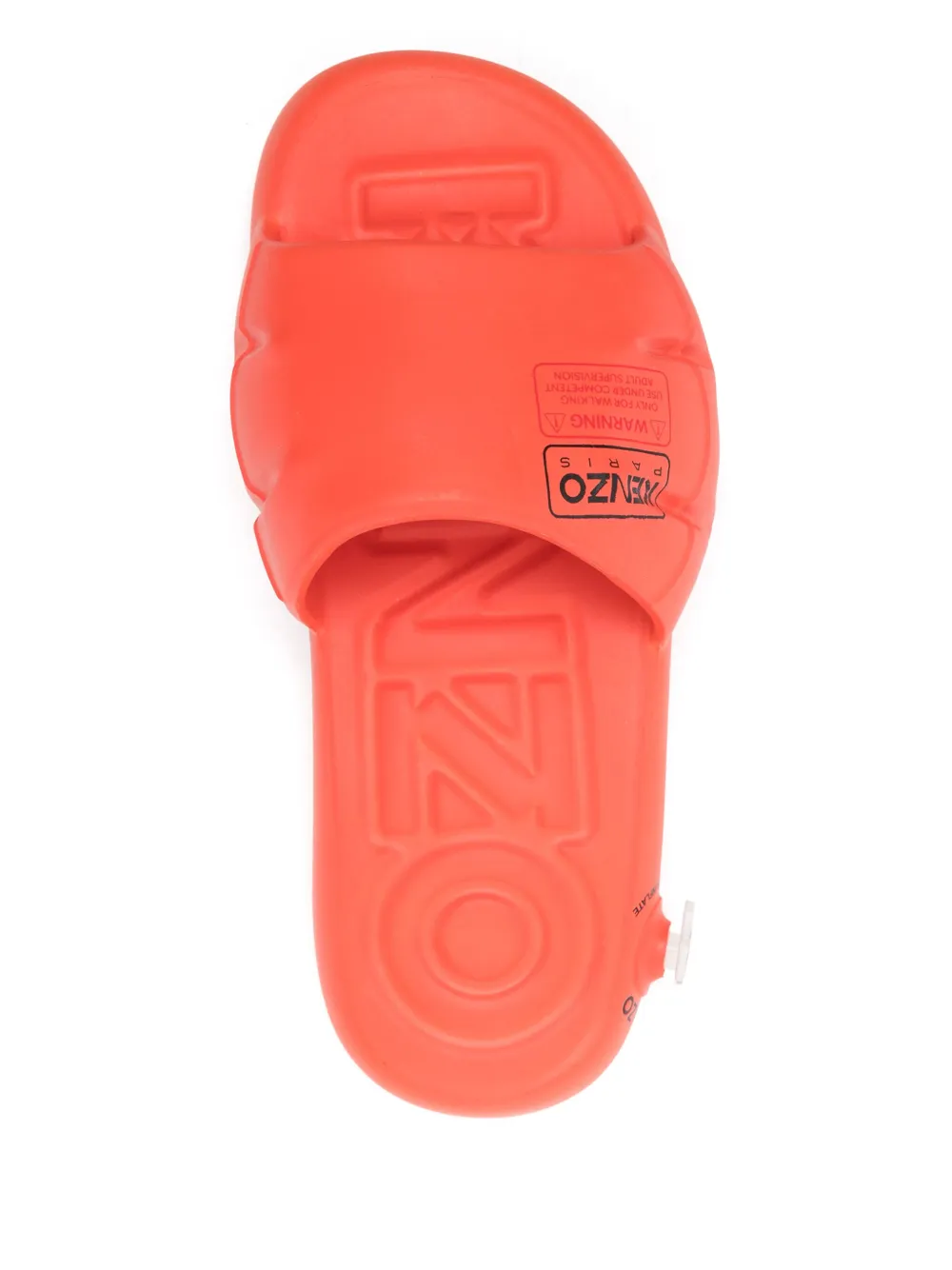 Kenzo logo-print slides Orange