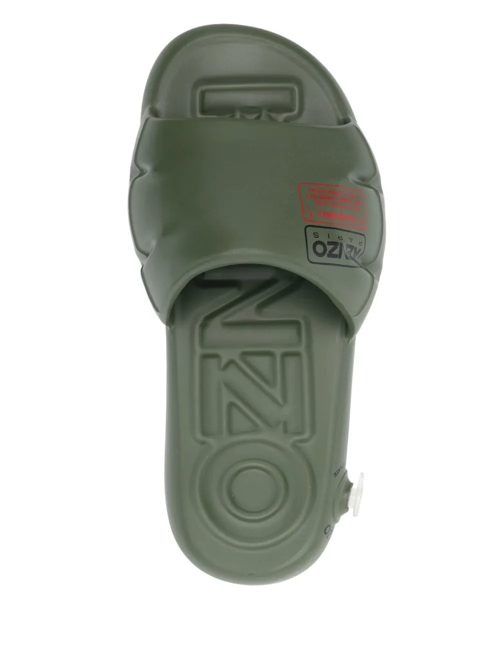 Kenzo logo-print slides Green