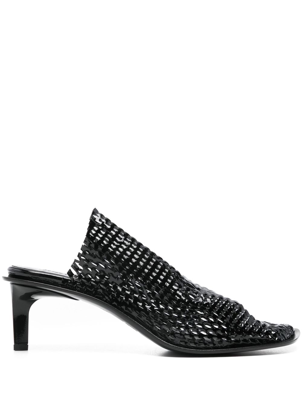 Kenzo 55mm mesh-design mules - Black