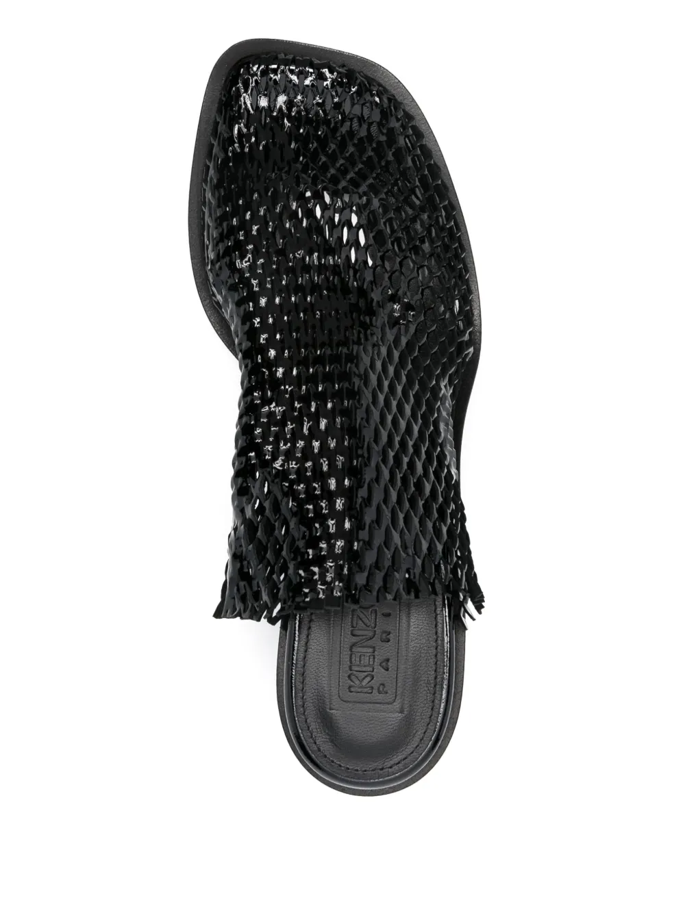 Kenzo 55mm mesh-design mules Black