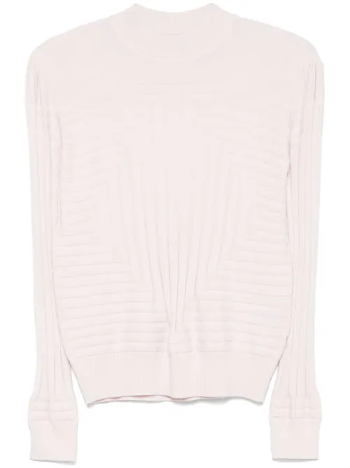Pull à motif géométrique - Emporio Armani - Modalova