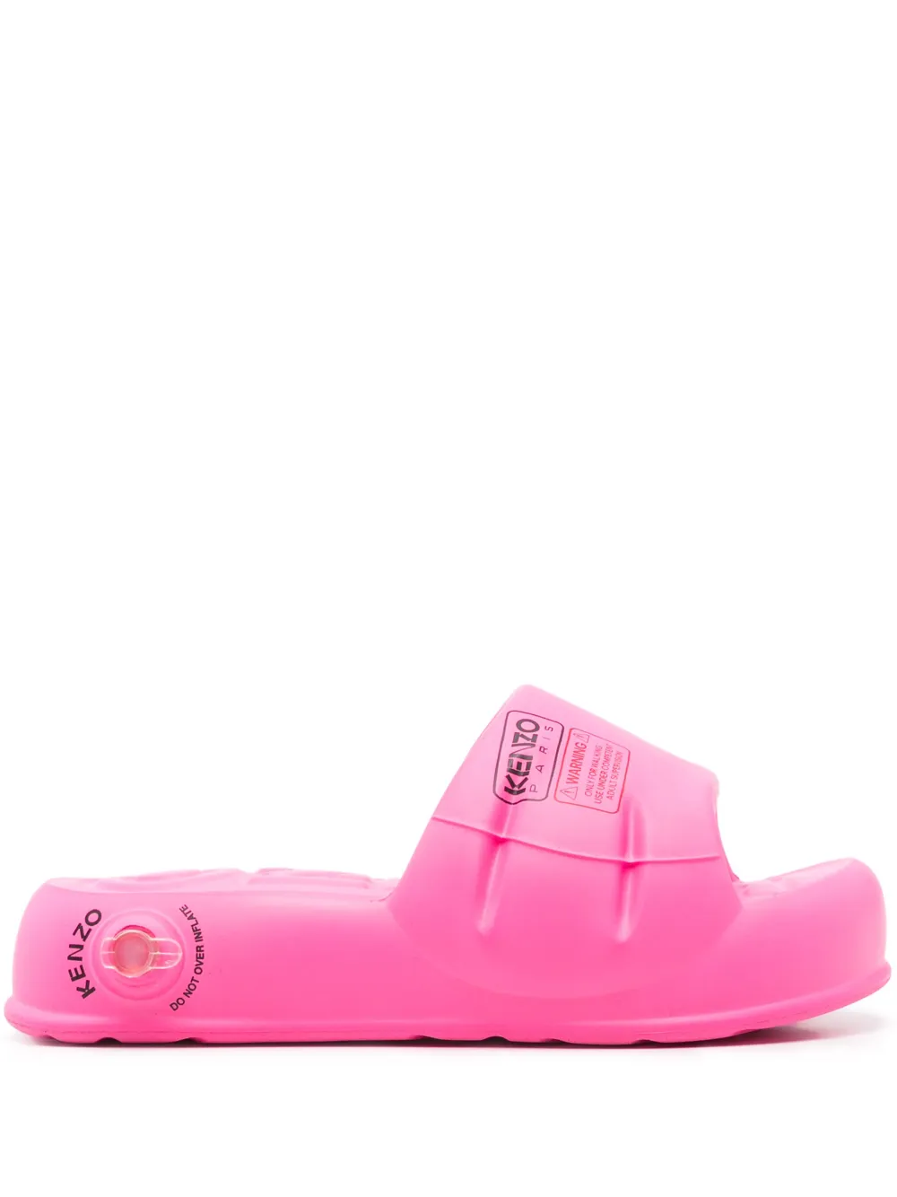 Kenzo Slippers met logoprint Roze