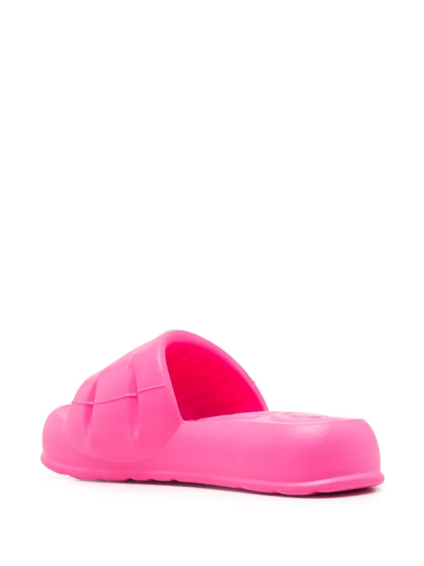 ★25SS Kenzo LOGO PUFFER SLIDE ピンク カジュアル サンダル Kenzo logo-print Slides | Pink | FARFETCH