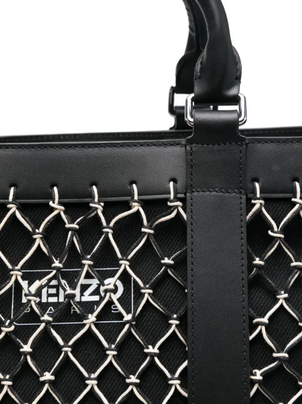 Kenzo ネットレイヤー ハンドバッグ | ブラック | FARFETCH JP