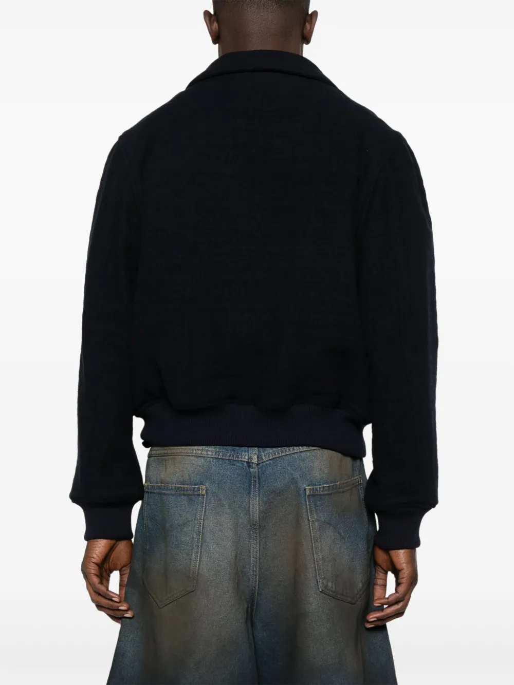 Kenzo Jack met geborduurd logo Blauw