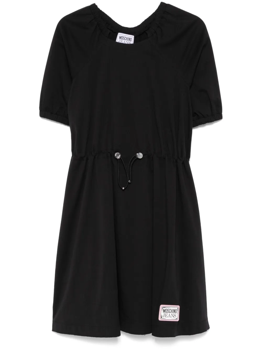 MOSCHINO JEANS Popeline midi-jurk Zwart