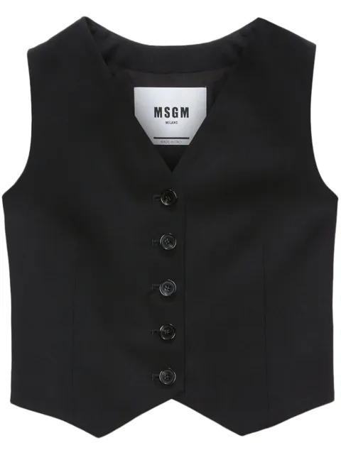 MSGM button-up waistcoat