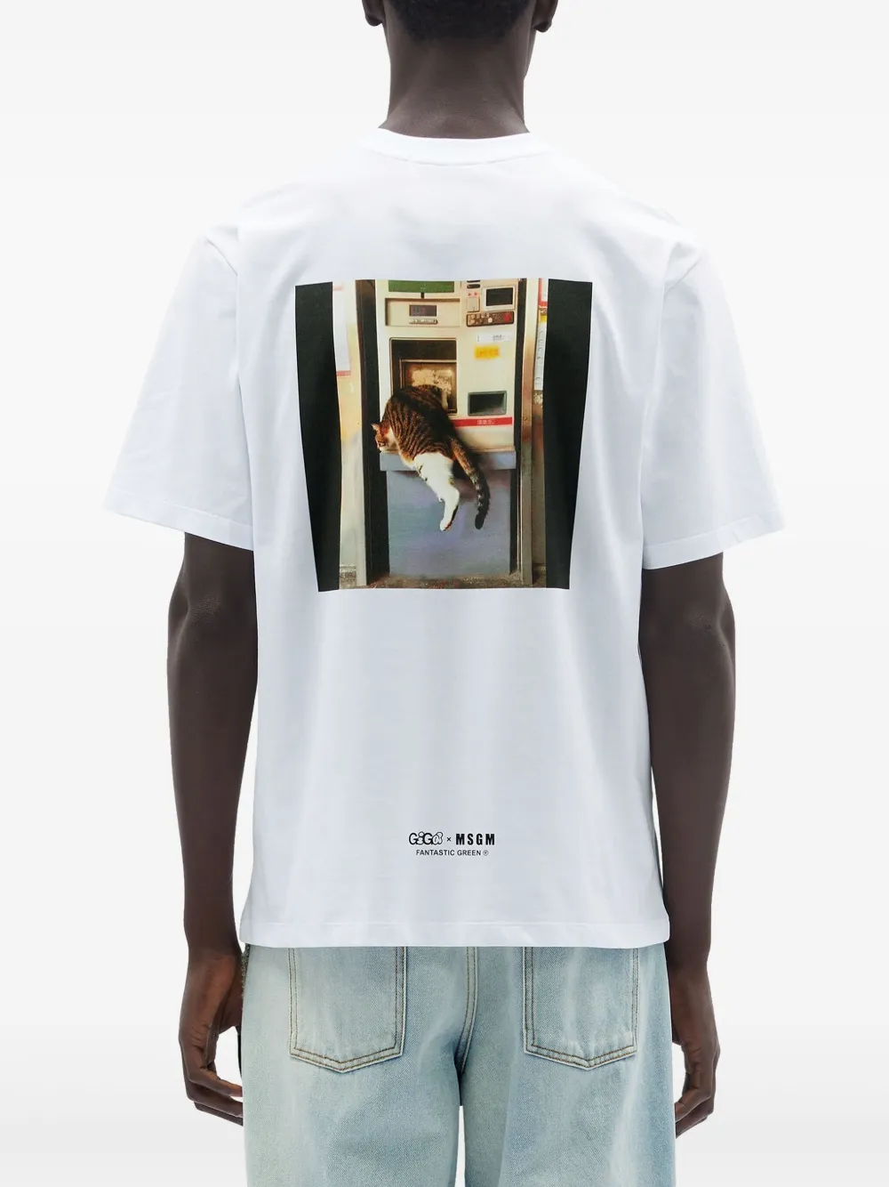 MSGM T-shirt met ronde hals Wit