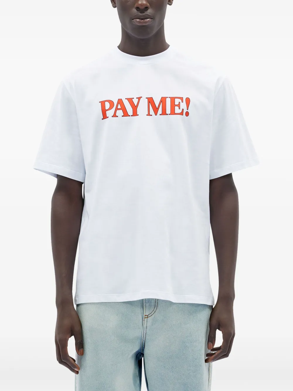 MSGM T-shirt met ronde hals Wit