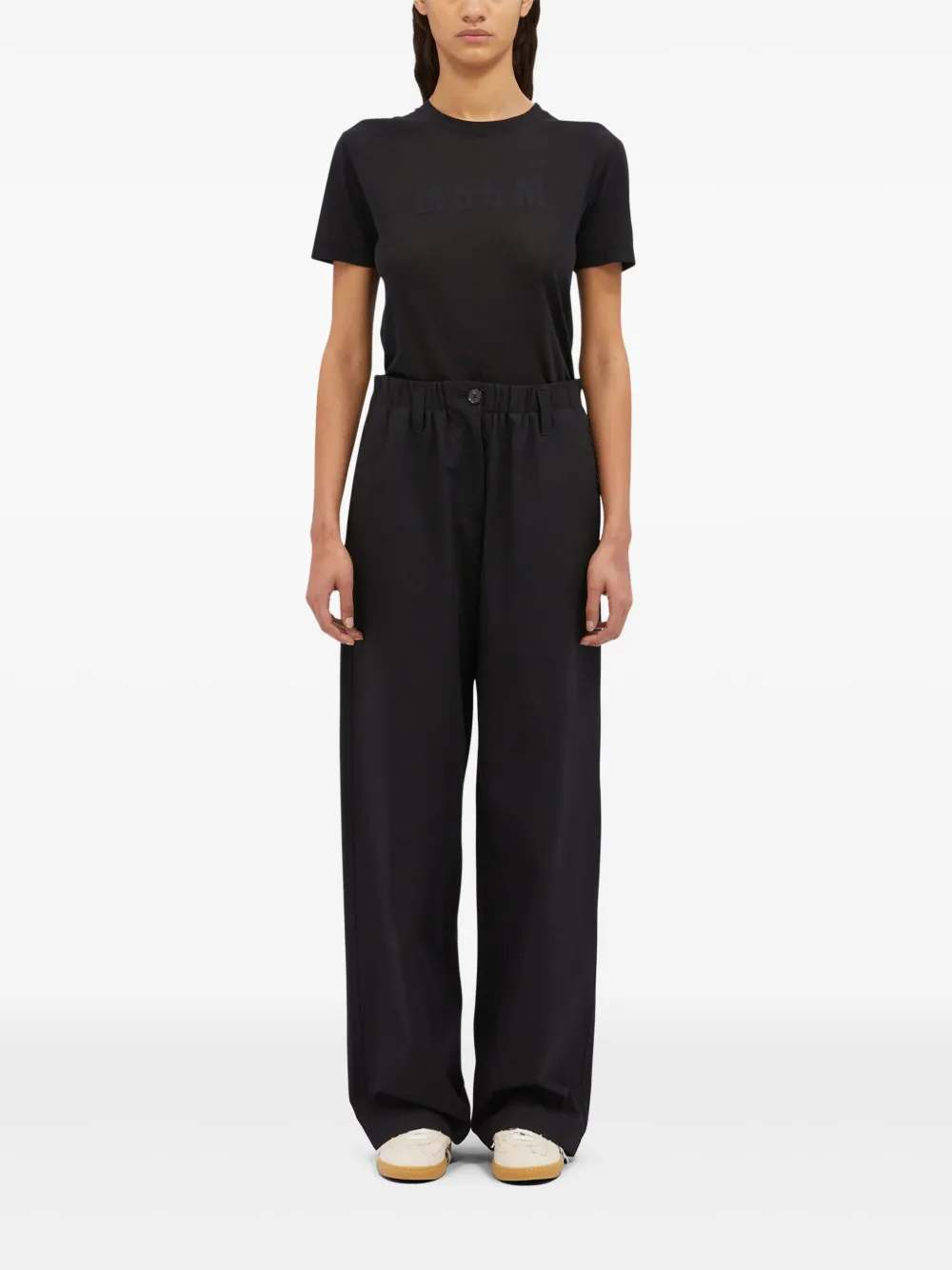 MSGM Straight broek - Zwart