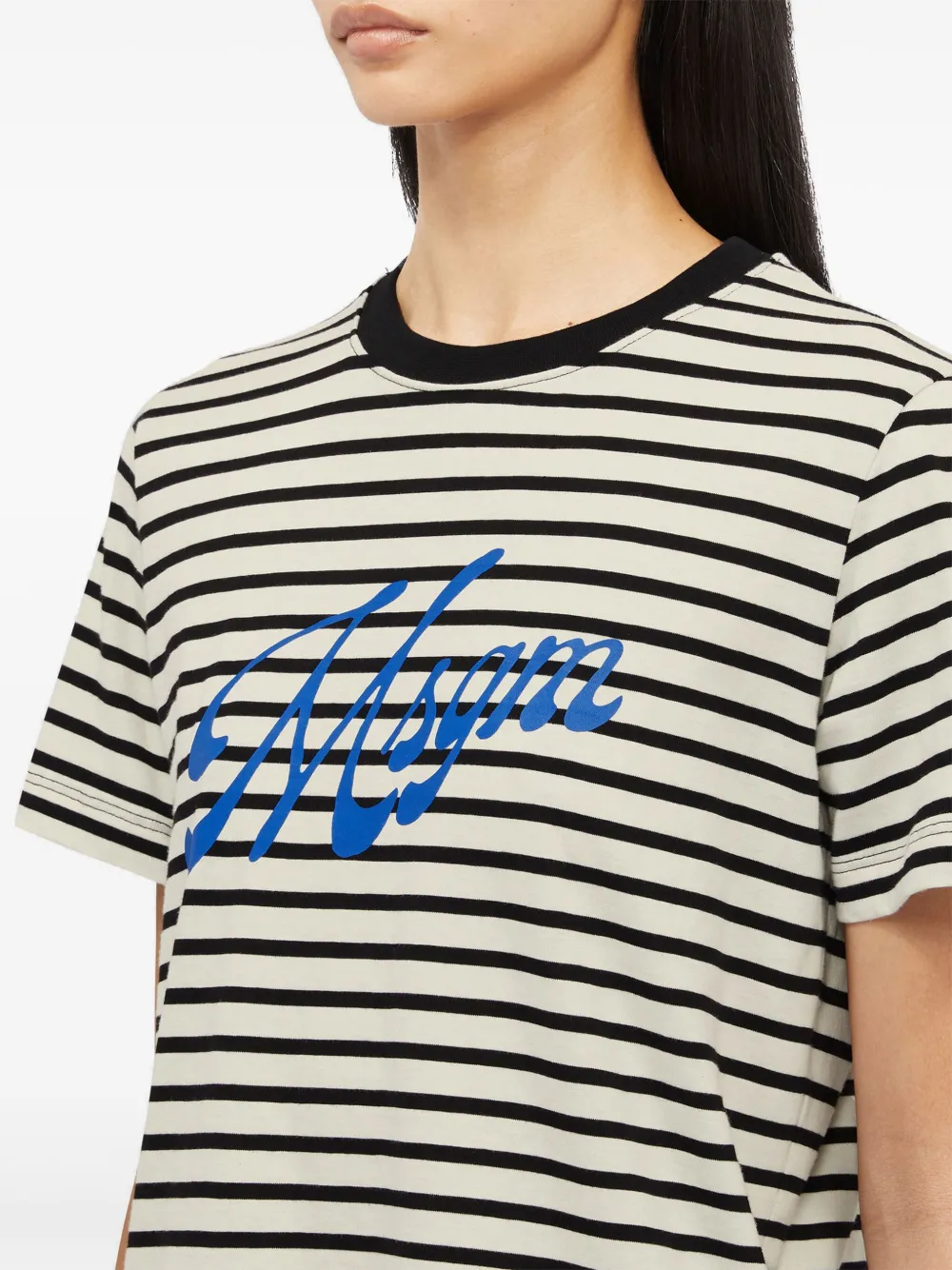 MSGM T-shirt met logoprint Zwart