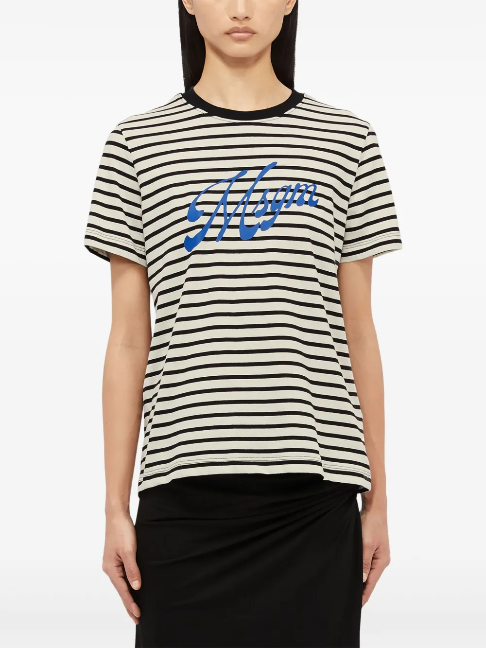MSGM T-shirt met logoprint Zwart