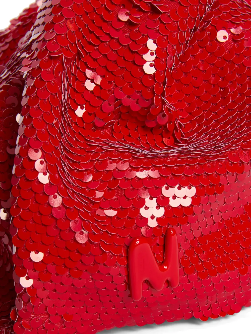 MSGM Shopper met pailletten Rood