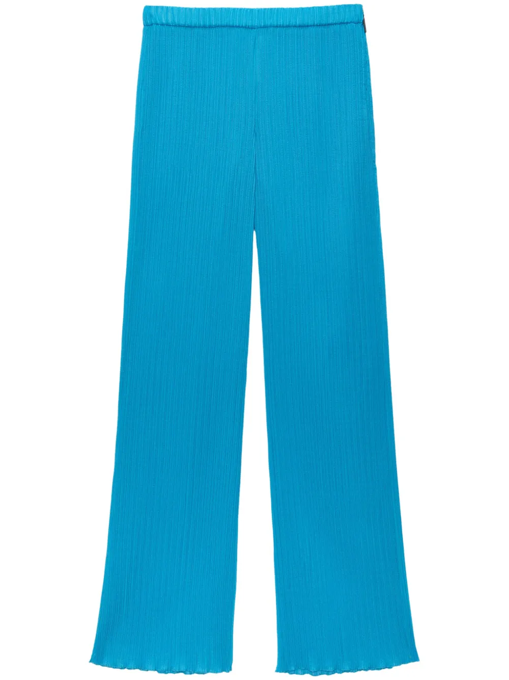 MSGM pantalon à design nervuré | bleu | Image 1