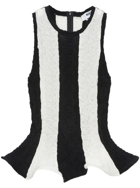 MSGM striped top