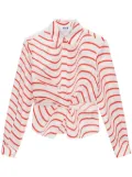 MSGM printed blouse - Red