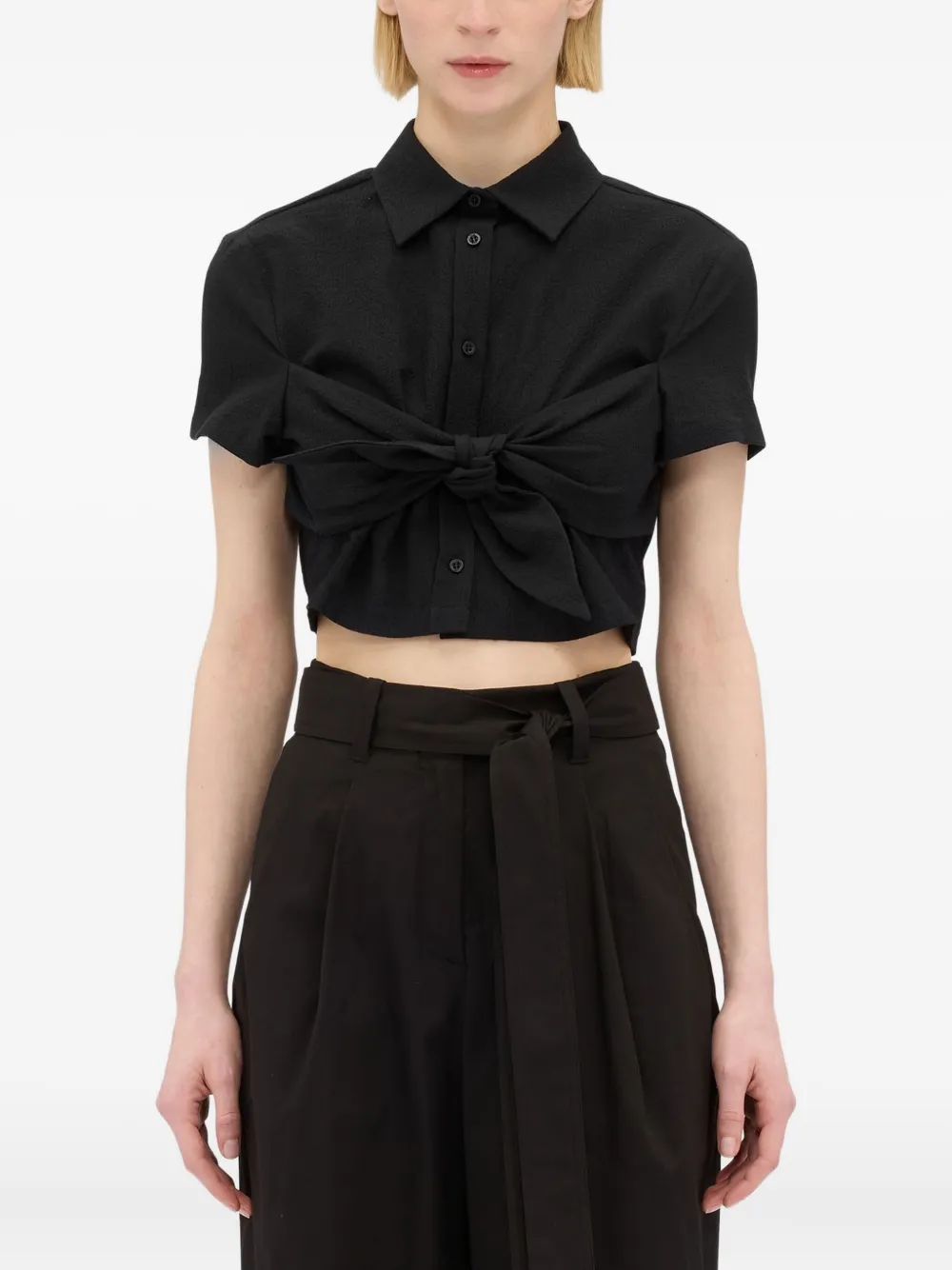 MSGM Katoenen shirt Zwart