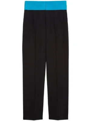 パンツ MSGM FW24 ZIPPERED PANTS (3742MDP06 24781099) MSGM Zip Long Trousers | italist