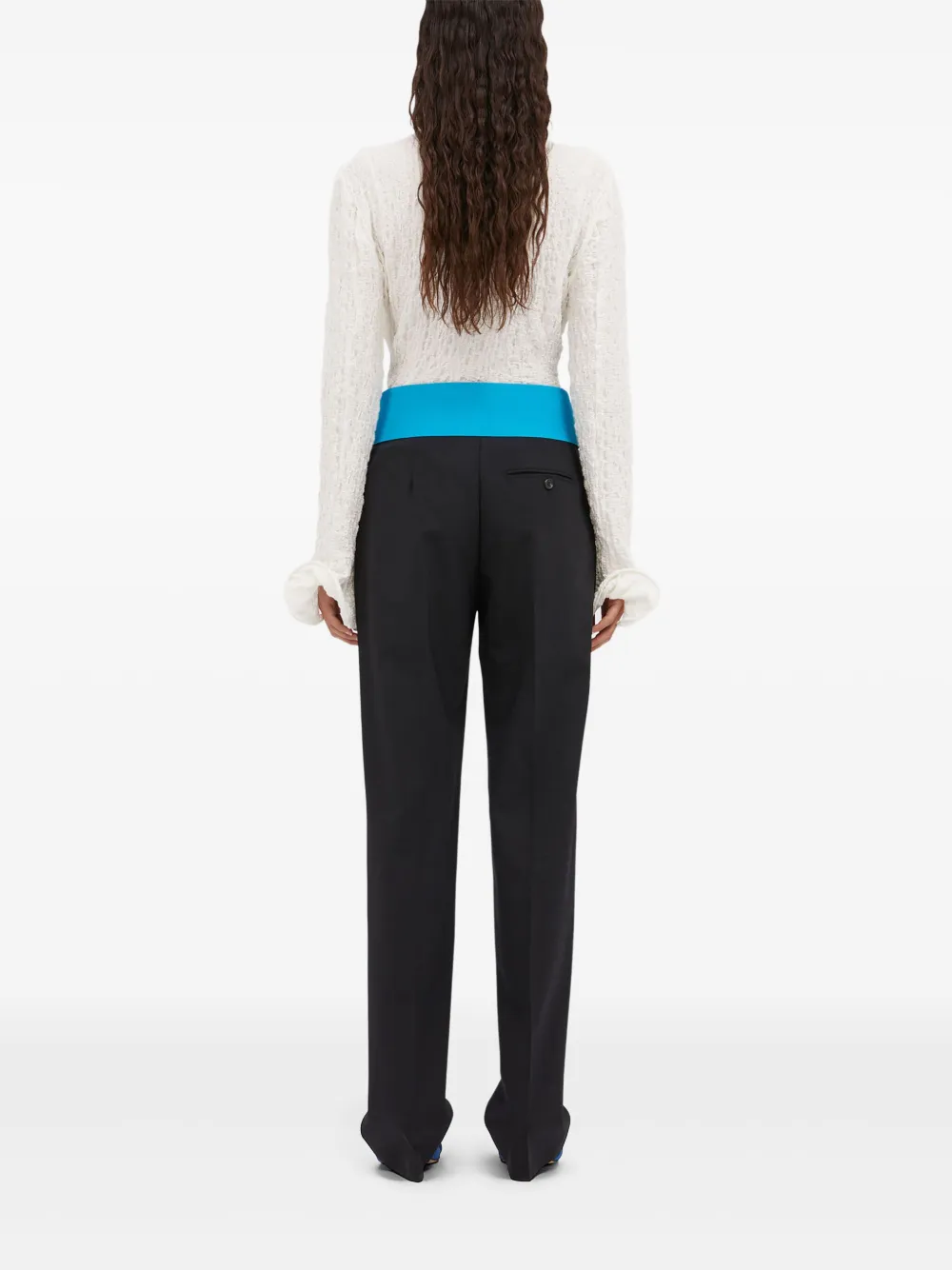 MSGM Straight broek Zwart