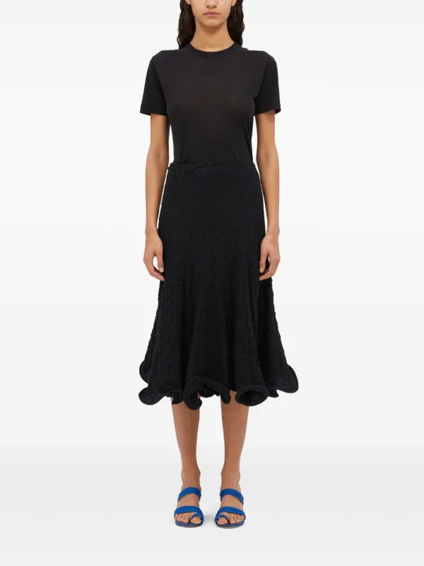 MSGM スカート MSGM ミックスプリント スカート | ブラック | FARFETCH JP