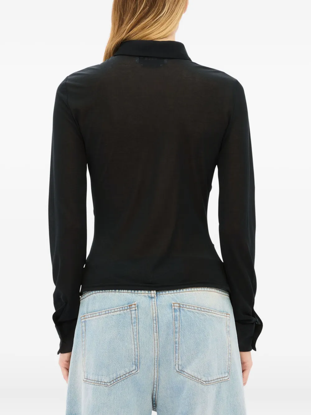 MSGM Blouse met lange mouwen Zwart
