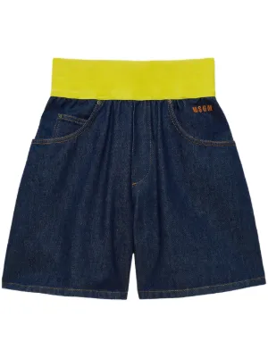 ショーツ MSGM SHORTS WITH ELASTIC MAGCOMSEN Shorts for Women Dressy Casual Summer Spring Cute