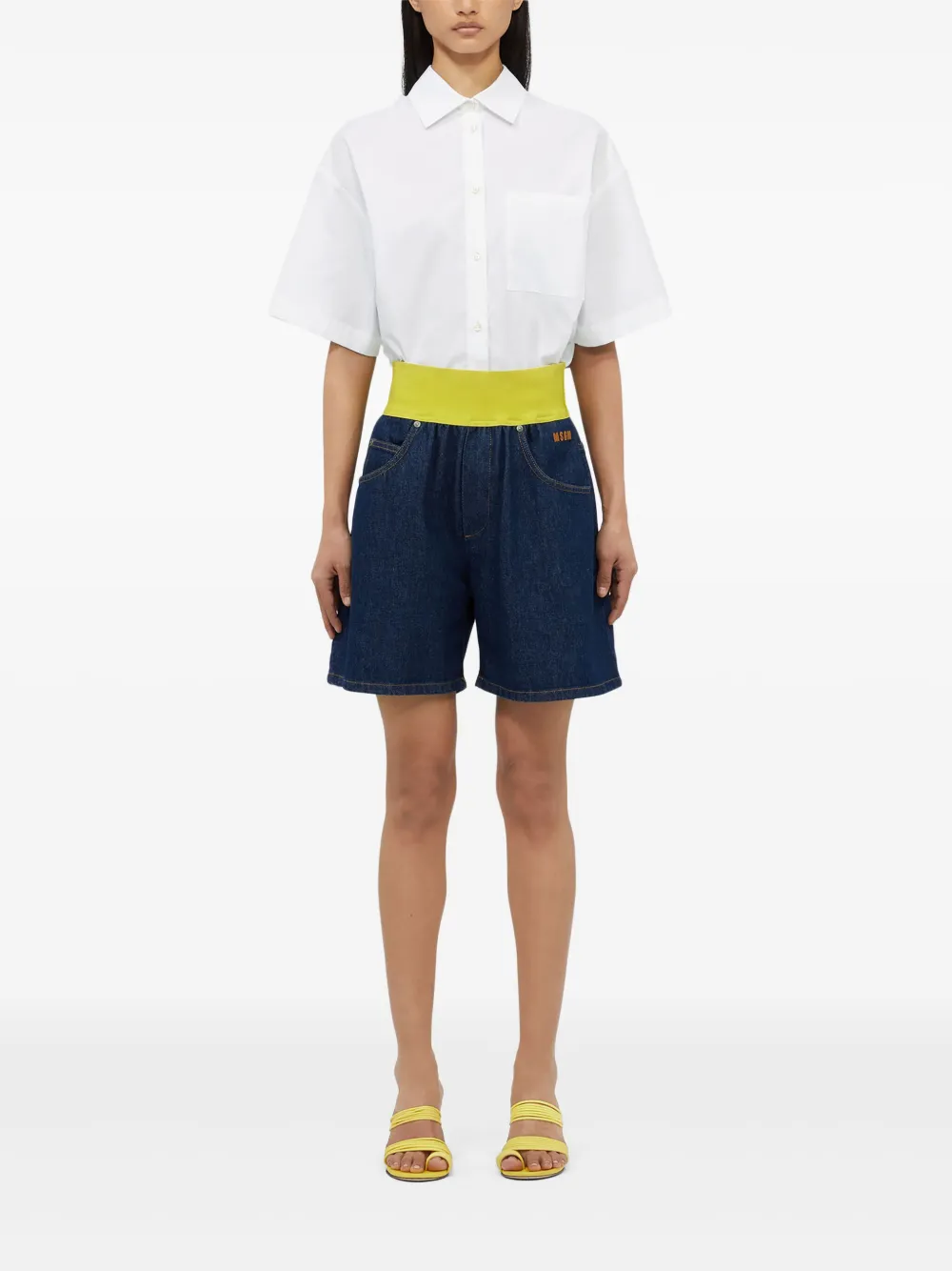 MSGM embroidered shorts | Short Shorts | Image 2