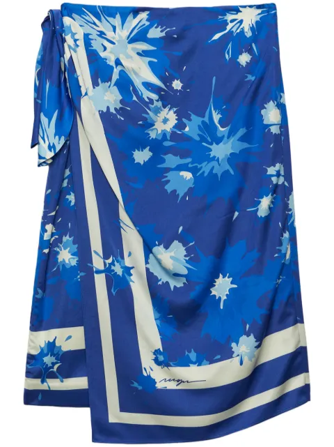 MSGM falda midi con estampado
