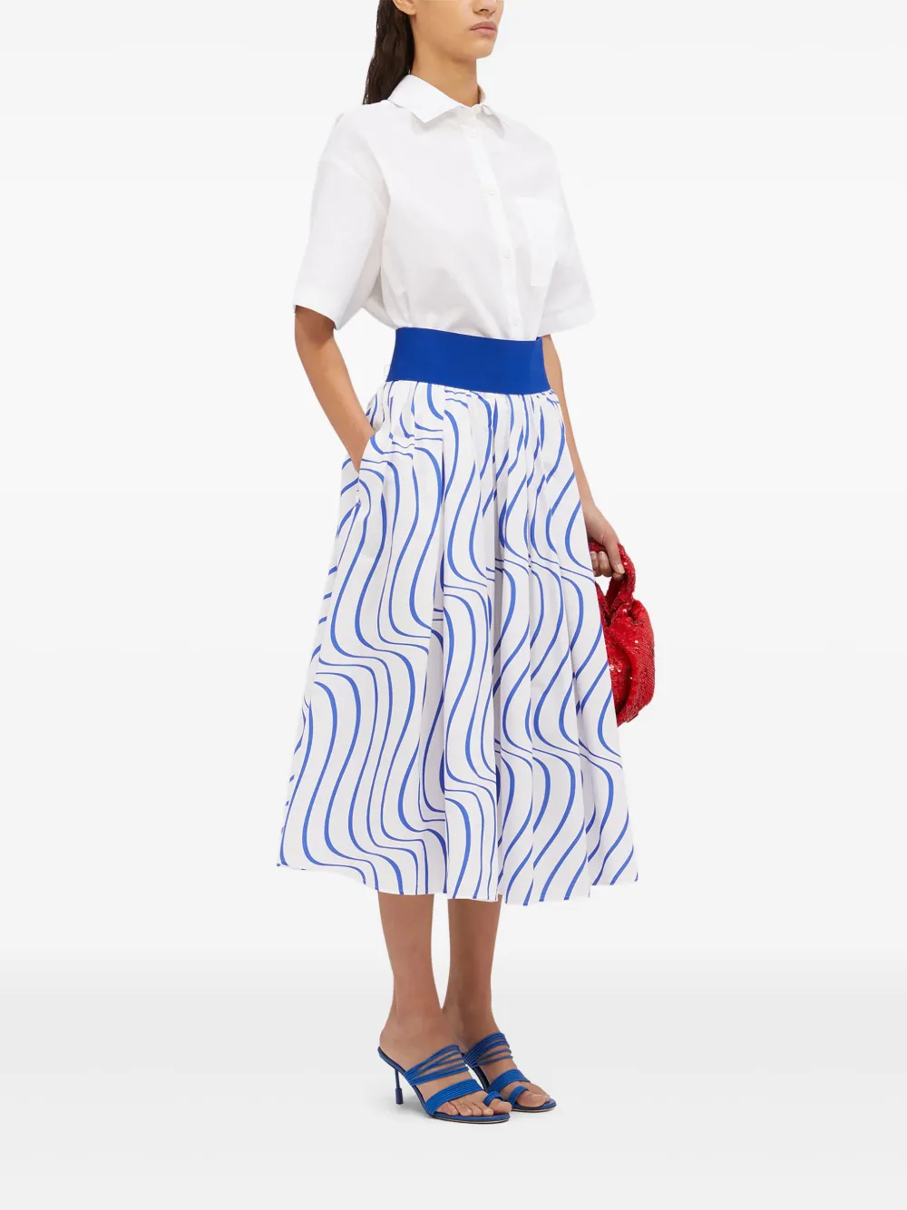 MSGM Gonna con stampa | Gonne | Image 3