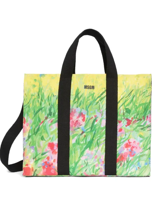 MSGM sac imprimé - Vert - MSGM - Modalova