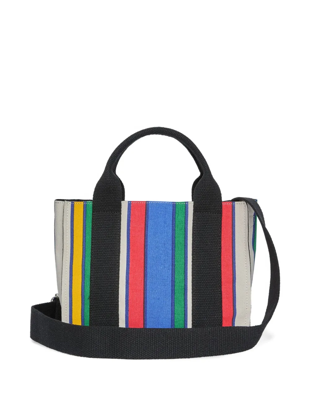 MSGM Gestreepte shopper Zwart