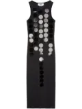 MSGM sequin-embellished maxi dress - Black