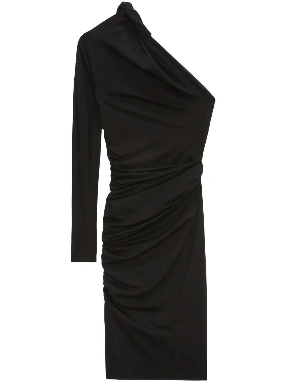 asymmetric midi dress