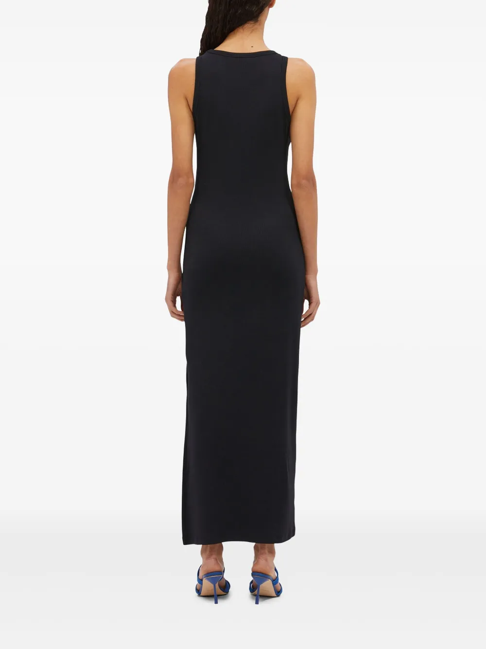 MSGM Jurk met logoprint Zwart