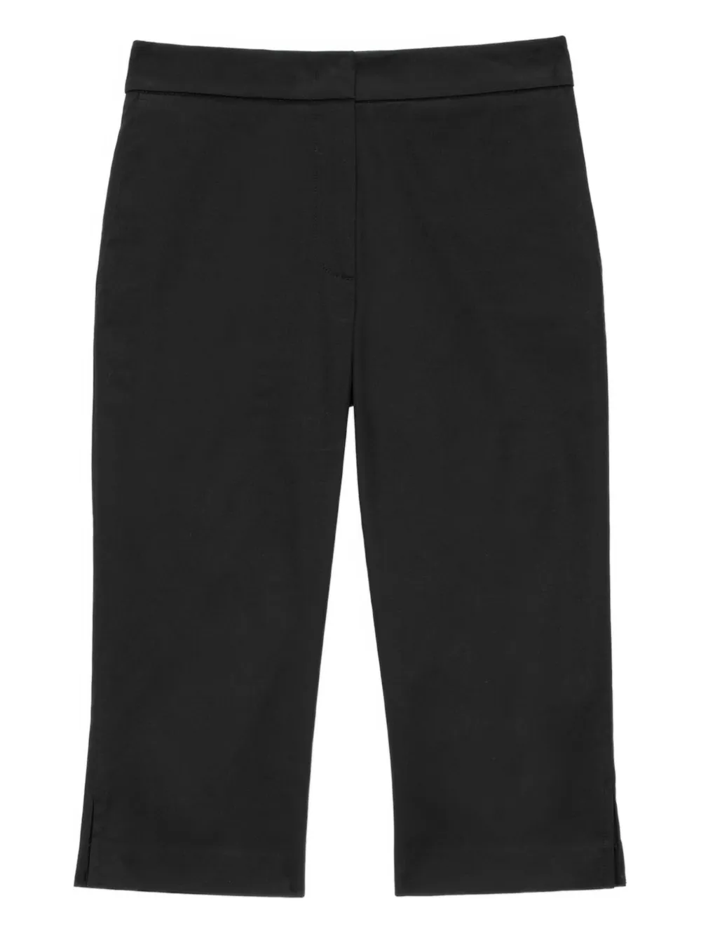 Msgm High-waisted Shorts In Black
