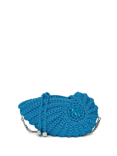 MSGM bolsa crossbody tejida de crochet