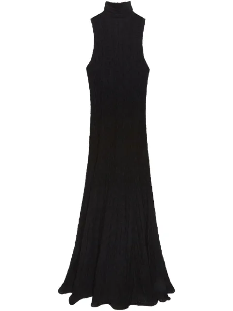 MSGM crinkled maxi dress