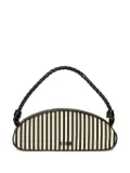 MSGM striped tote bag - Black