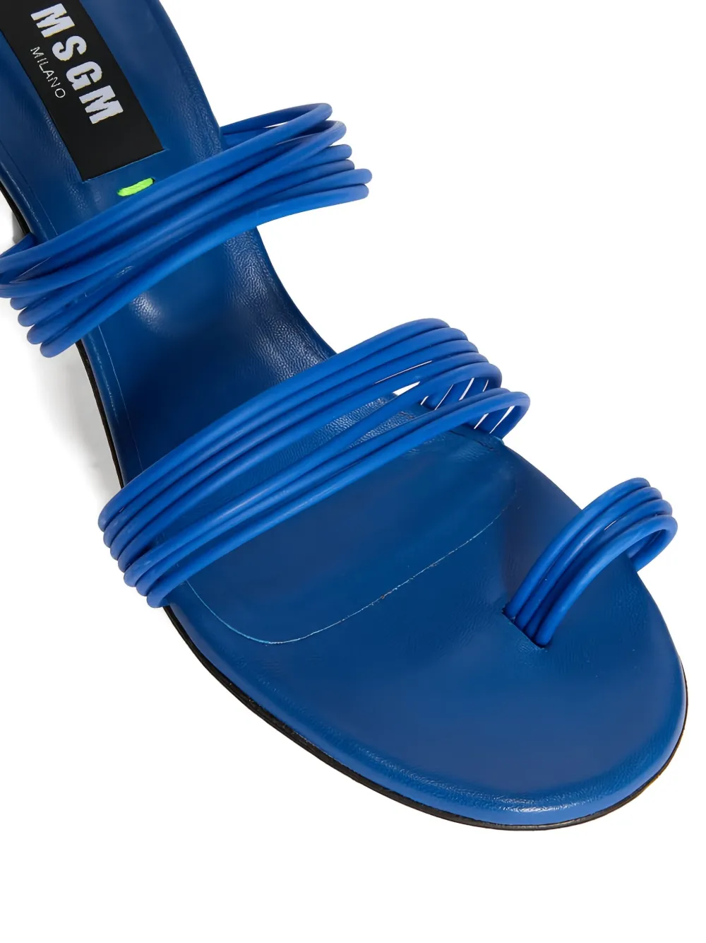MSGM Leren sandalen Blauw