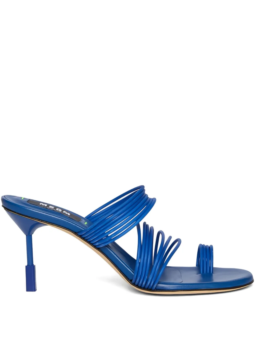 MSGM Leren sandalen Blauw